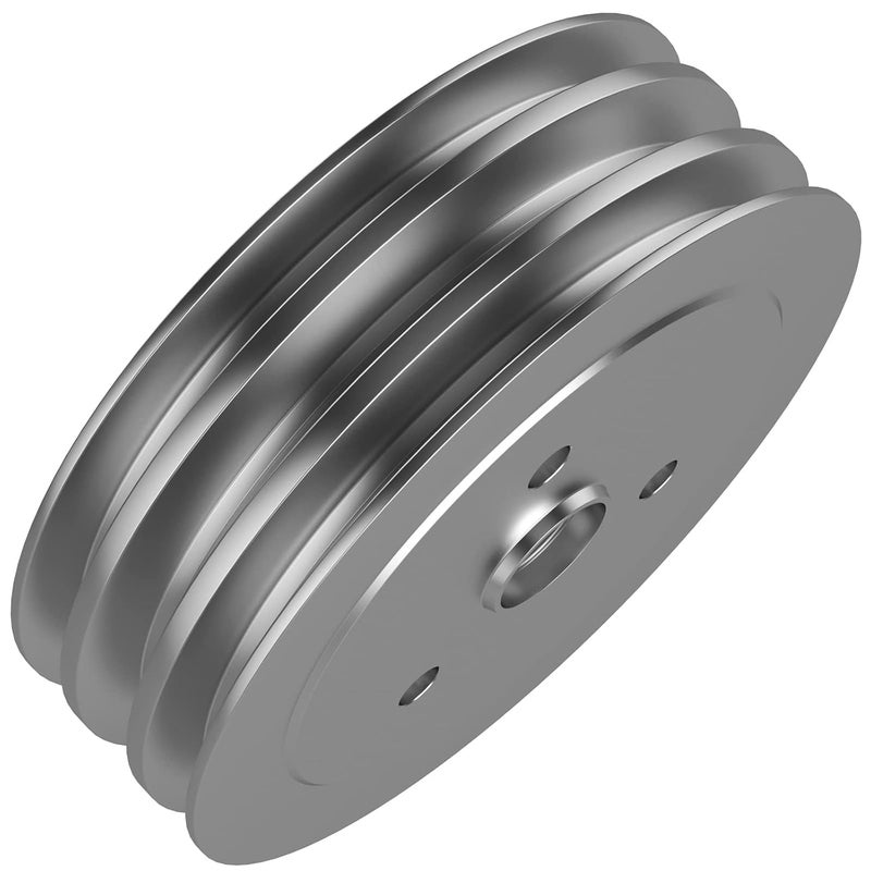 Moker SBC 3 Groove Crank Pulley for Small Block Chevy 265 267 283 302 305 307 327 350 383 400 Short Water Pumps - Image 2